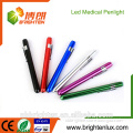 Best-selling OEM High Qualilty Medical Used Aluminum Matal CE Rohs Cheap Price 2*AA Battery Powered Best doctor pen torch
